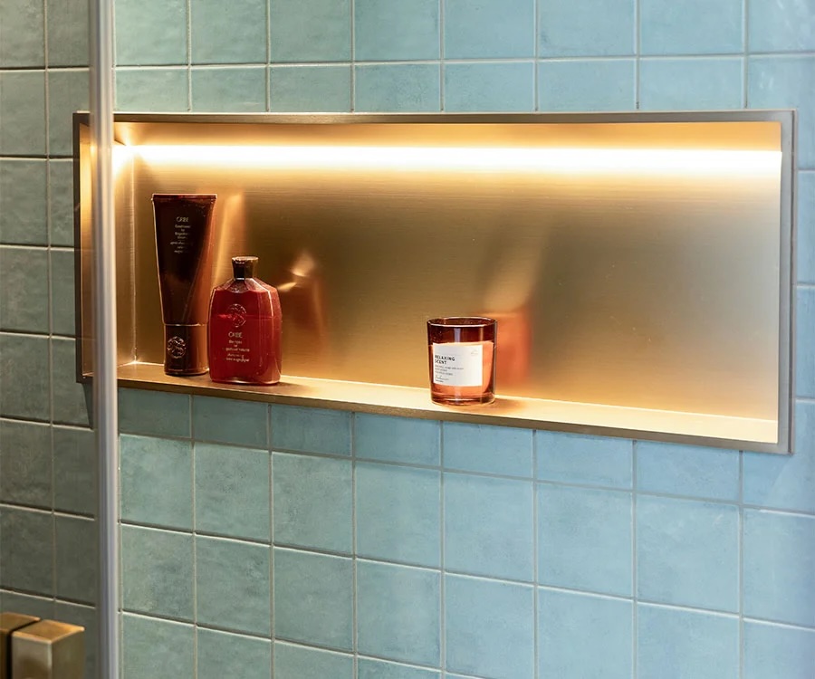Foto Zo richtte Carolien Spoor haar luxe wellnessbadkamer in FotoZo richtte Carolien Spoor haar luxe wellnessbadkamer in